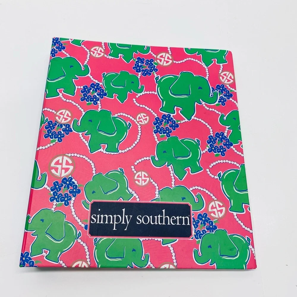 Simply Southern Notebook Journal Calendar Removed Pursuit of Preppiness Elephant